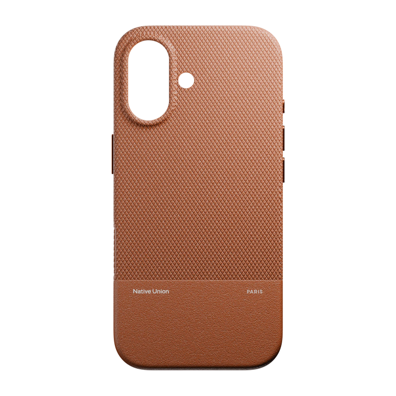 Фото Чехол Native Union Paris (Re)Classic Case для iPhone 17, коричневый Фото Чехол Native Union Paris (Re)Classic Case для iPhone 17, коричневый