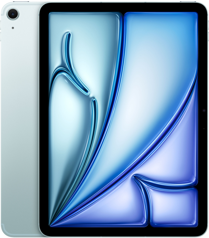 Фото Apple iPad Air M3 (2025) 11” дюймов Wi-Fi + Cellular 128 ГБ, Голубой Фото Apple iPad Air M3 (2025) 11” дюймов Wi-Fi + Cellular 128 ГБ, Голубой