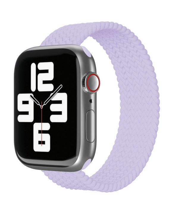 Фото Ремешок нейлоновый плетёный VLP для Apple Watch 42/44/45, S/M, фиолетовый Фото Ремешок нейлоновый плетёный VLP для Apple Watch 42/44/45, S/M, фиолетовый