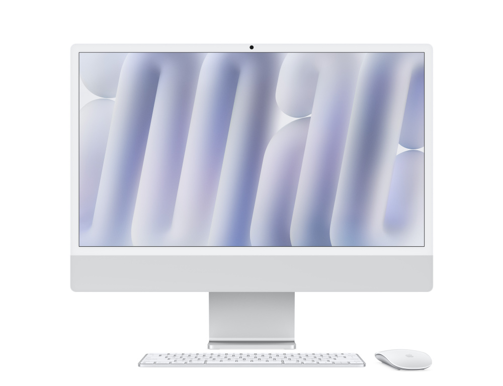 Фото Apple iMac 24" Retina 4,5K, M4 10C / 10C, 32 ГБ, 2 ТБ, Серебристый Фото Apple iMac 24" Retina 4,5K, M4 10C / 10C, 32 ГБ, 2 ТБ, Серебристый