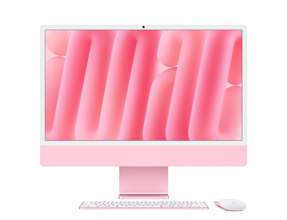 Фото Apple iMac 24" Retina 4,5K, M4 10C / 10C, 16 ГБ, 256 ГБ, Розовый Фото Apple iMac 24" Retina 4,5K, M4 10C / 10C, 16 ГБ, 256 ГБ, Розовый